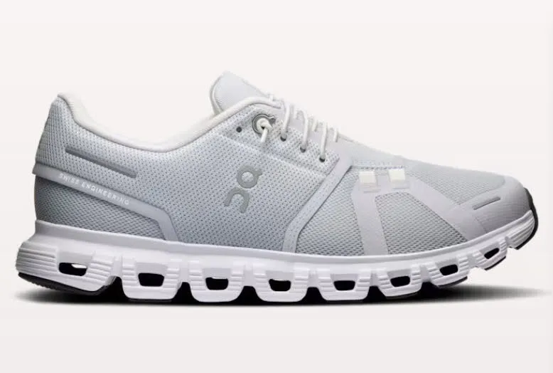 ON Cloud 6 Sneaker Freizeitschuh Damen hellgrau
