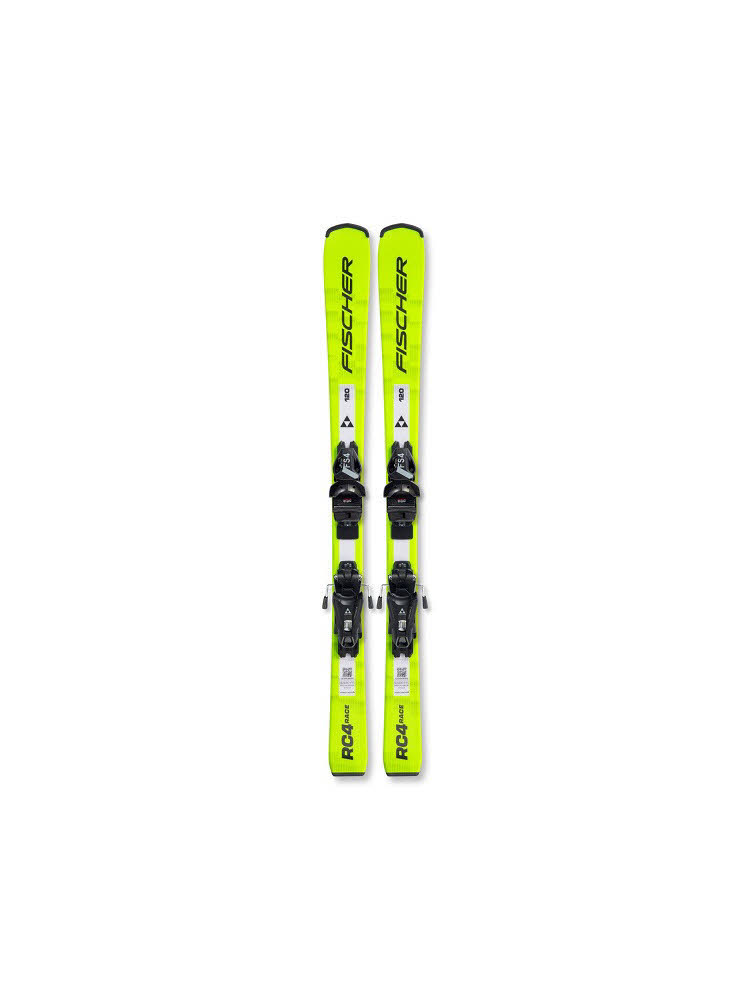 Fischer RC4 RACE JR (70-120) JRS + FS 4 CA JRS Kinder Ski Einsteiger 25/26 gelb