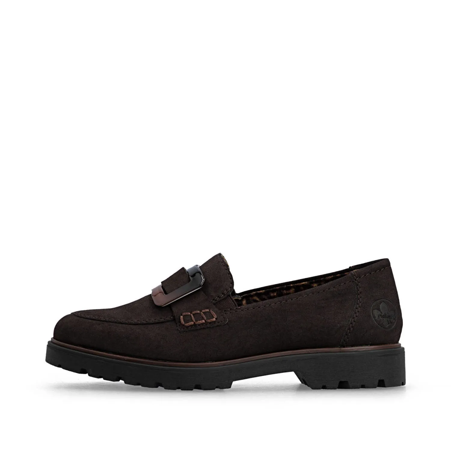 Rieker HWK Damen Halbschuhe Slipper nougat