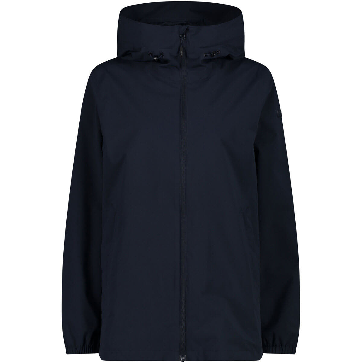 CMP WOMAN JACKET FIX HOOD Damen Regenjacke Outdoorjacke black blue