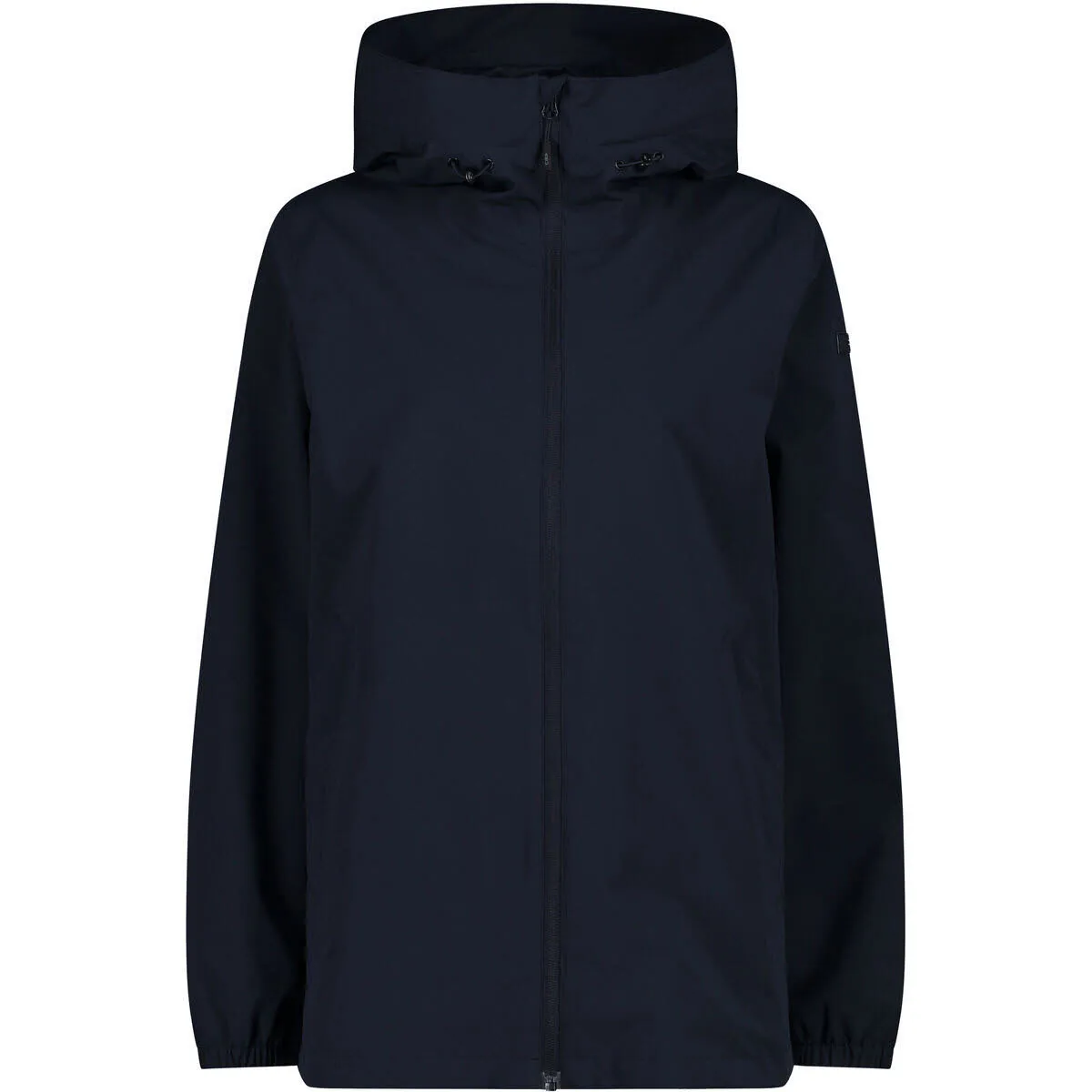 CMP WOMAN JACKET FIX HOOD Damen Regenjacke Outdoorjacke black blue