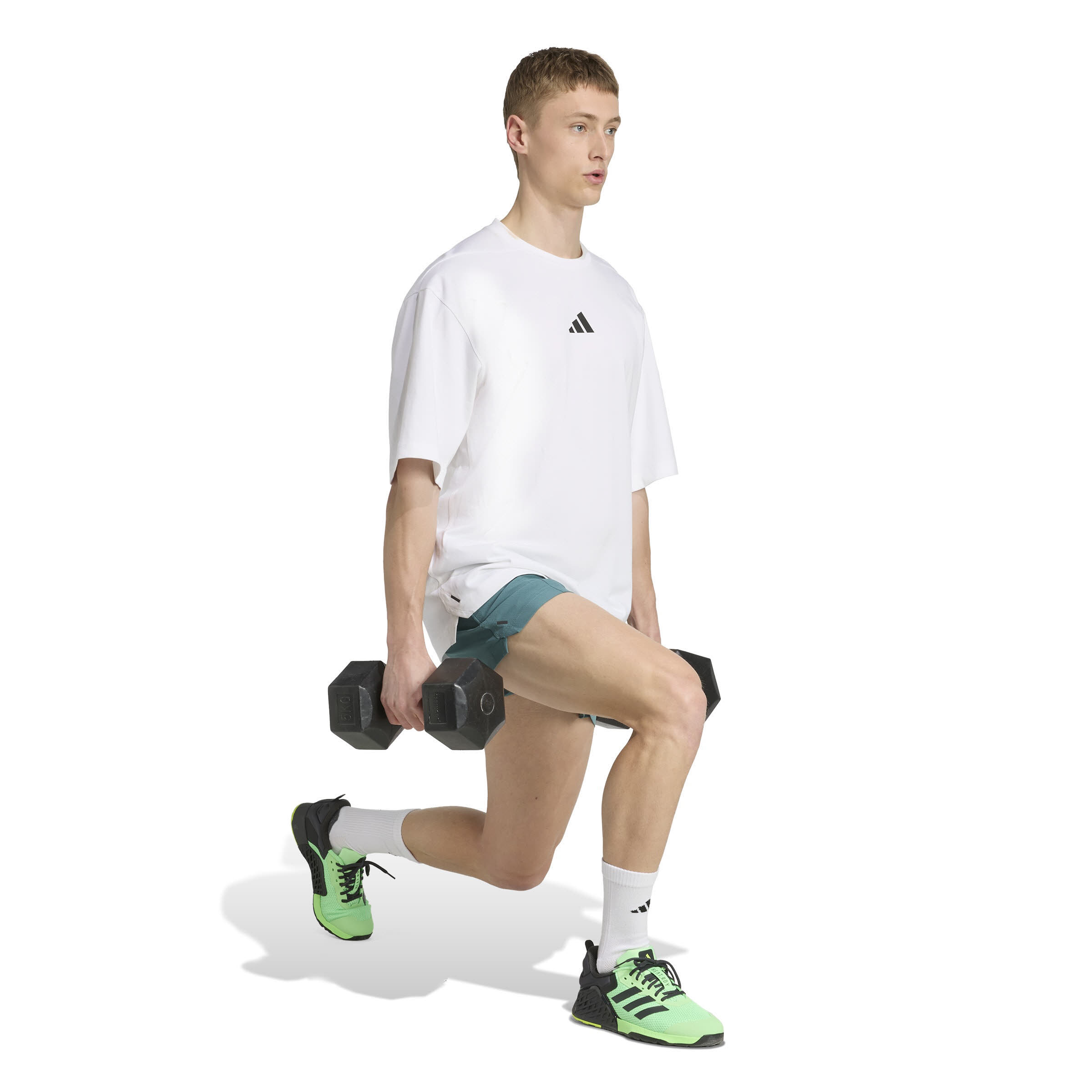 ADIDAS Power Oversize Herren T-Shirt weiß