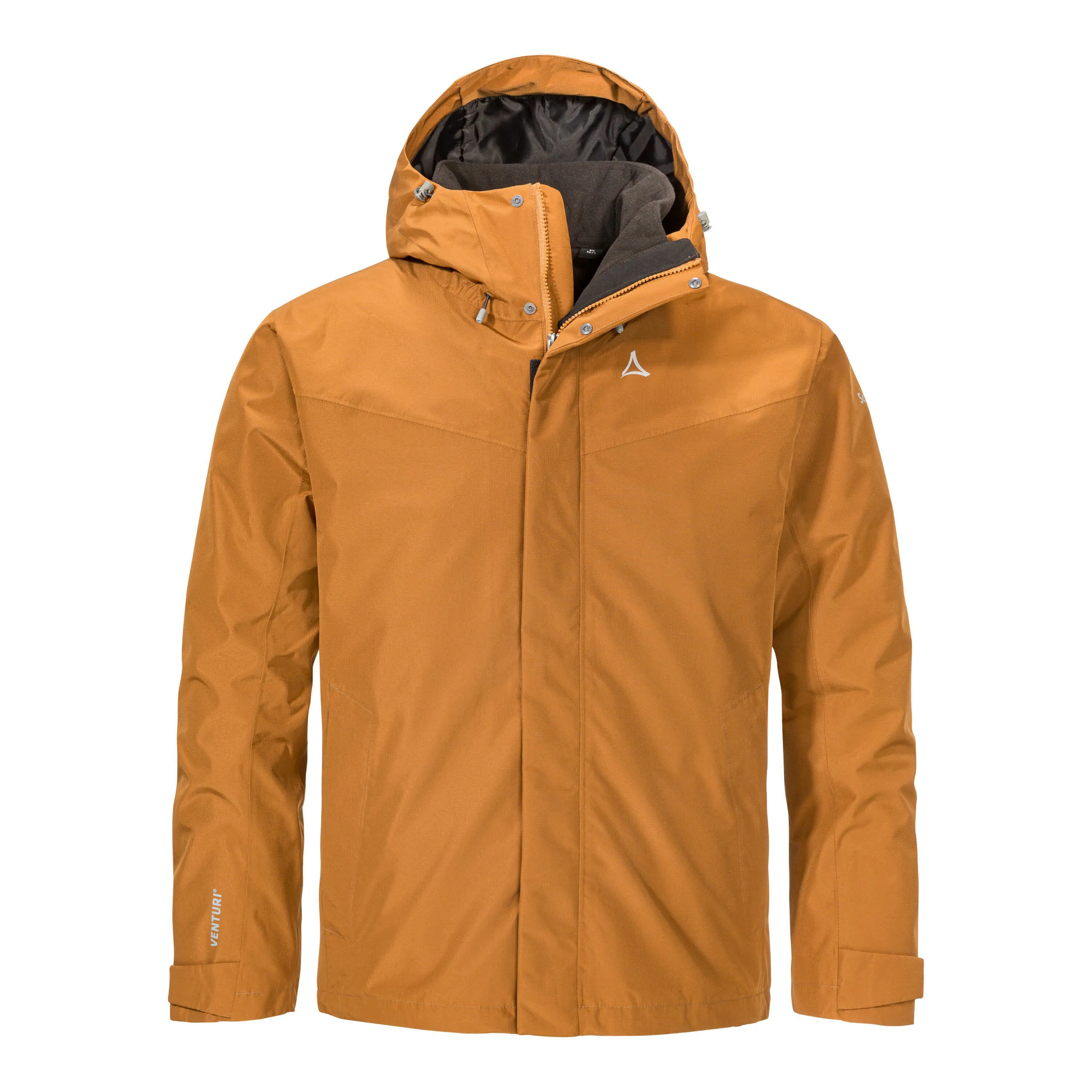 Schöffel Okere 3 in 1 Lagenjacke wasserdicht Herren braun