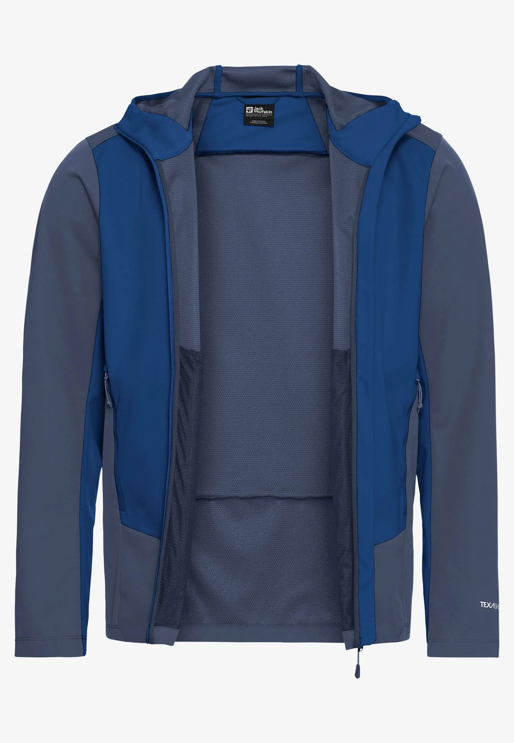 Jack Wolfskin Skyvail Jkt Herren Winddichte Softshelljacke blau