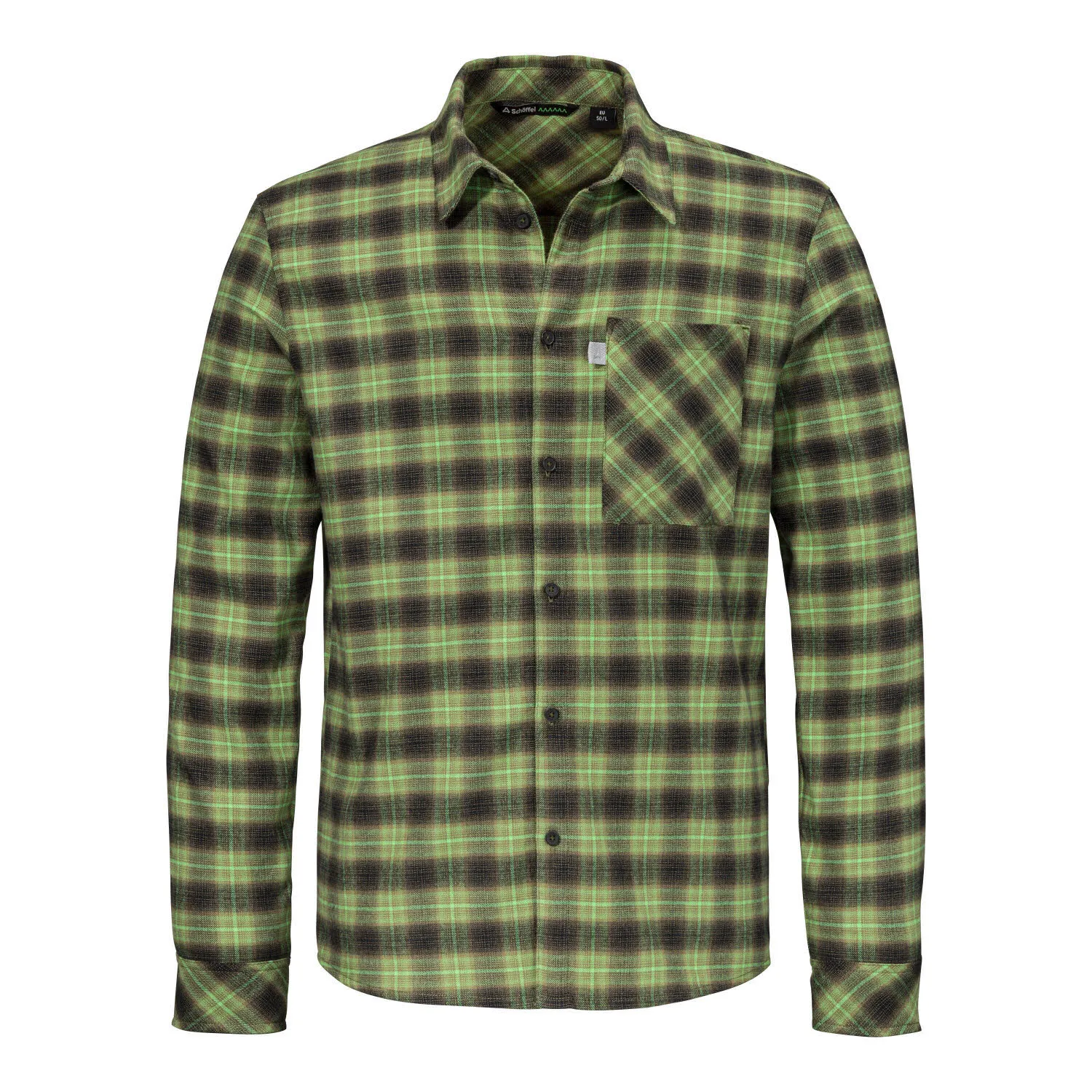 Schöffel Style Kleion MNS Herren Hemd Flanellhemd langarm palo verde