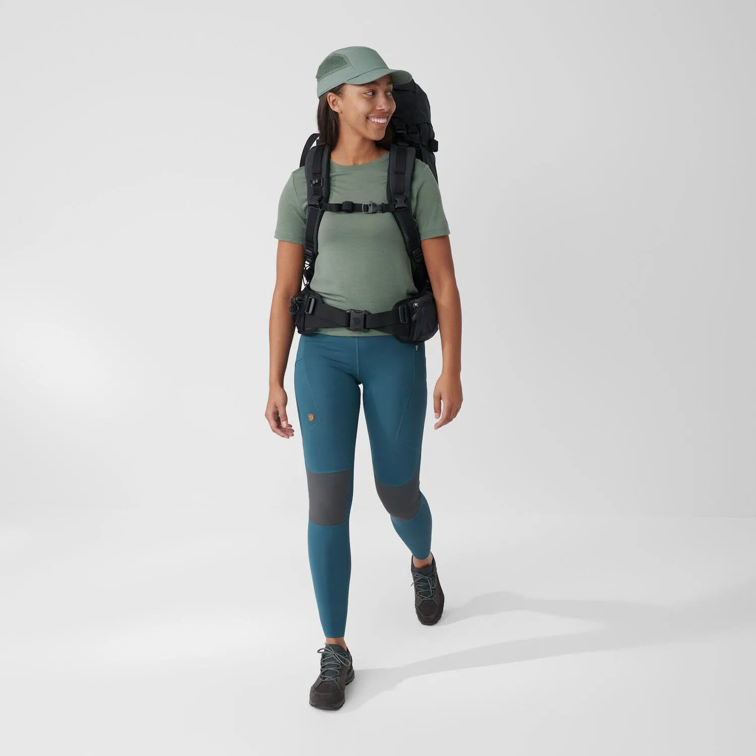 Fjällräven Abisko Trekking Tights Pro W Damen 7/8 Trekkinghose Wanderhose blau NEU
