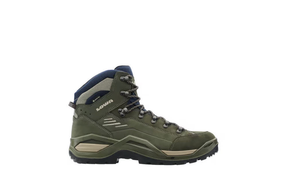 LOWA RENEGADE EVO GTX MID Herren Wanderschuhe Trekkingschuhe Mid oliv/navy