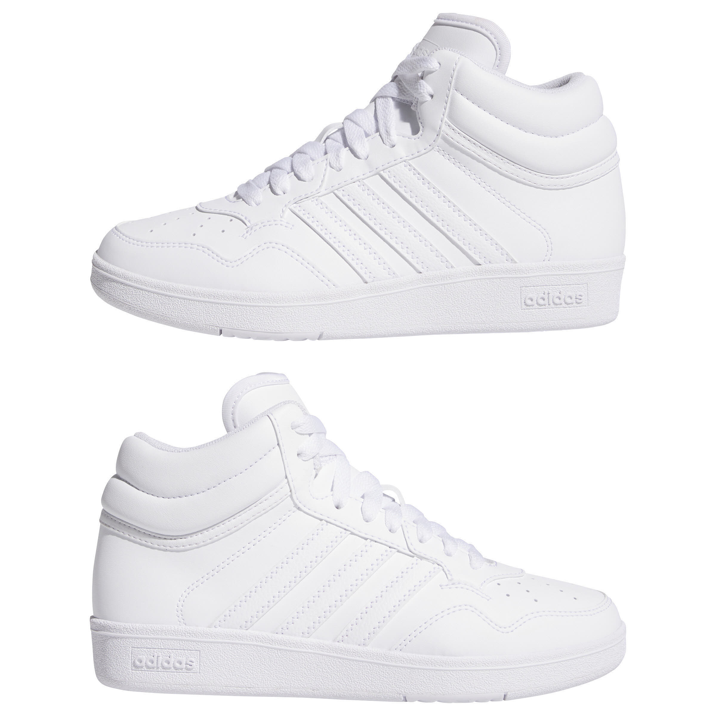 adidas 	HOOPS 4.0 MID Kids Sneaker Kinder weiß