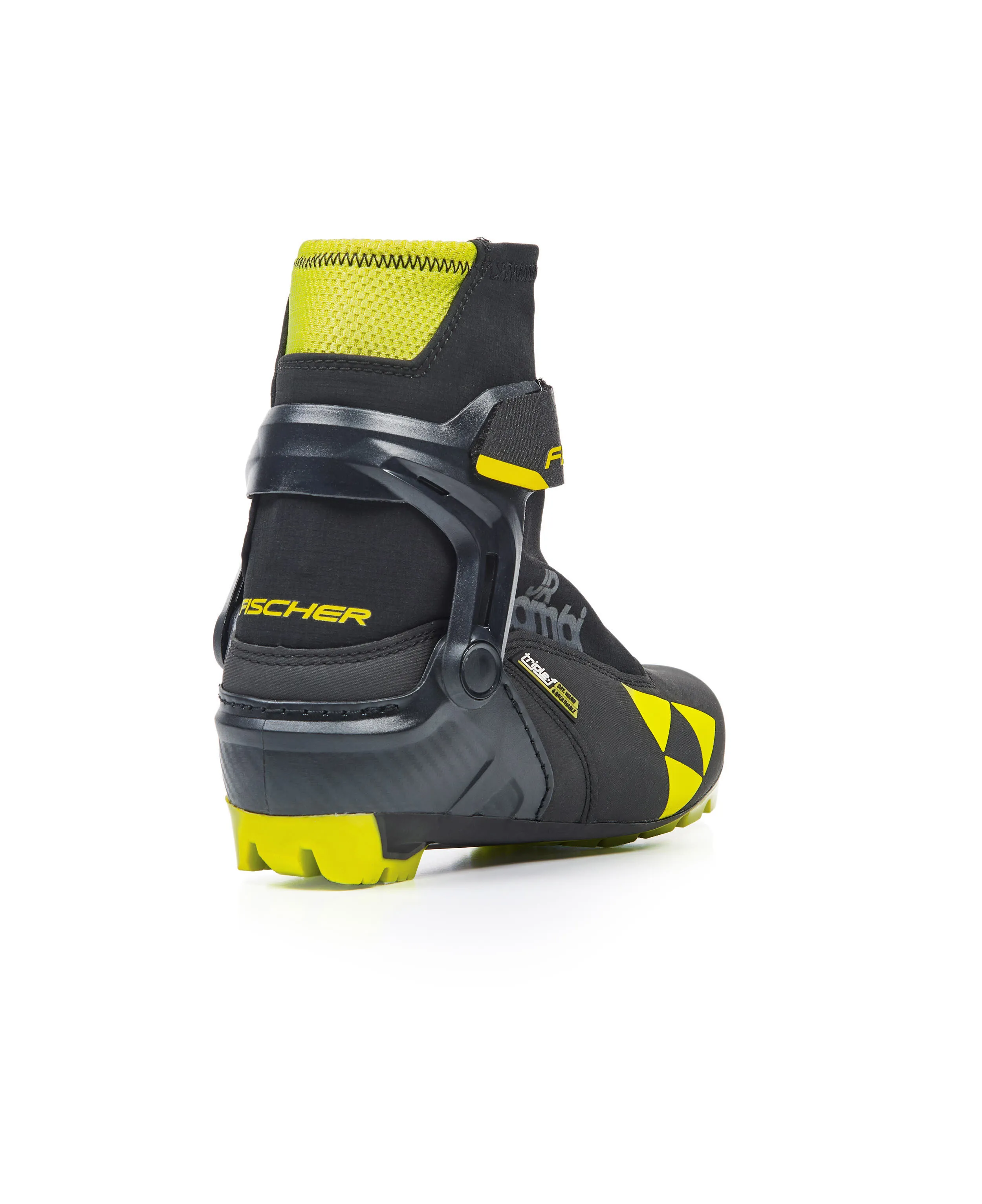Fischer JR Combi Kinder Kombi Langlaufschuhe Klassisch/Skating schwarz NEU