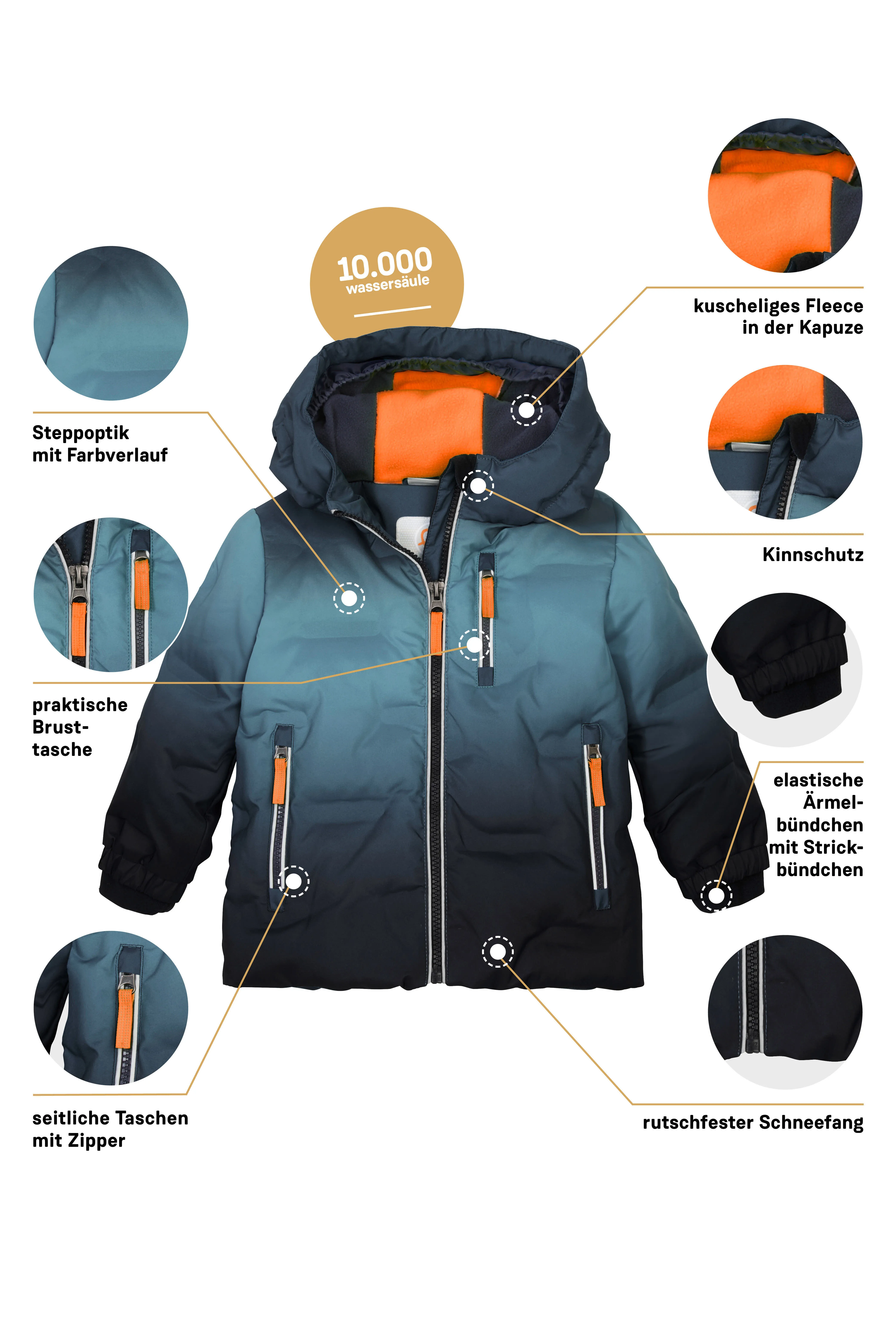 Killtec FisW 39 Skijacke Winterjacke Jungen blau