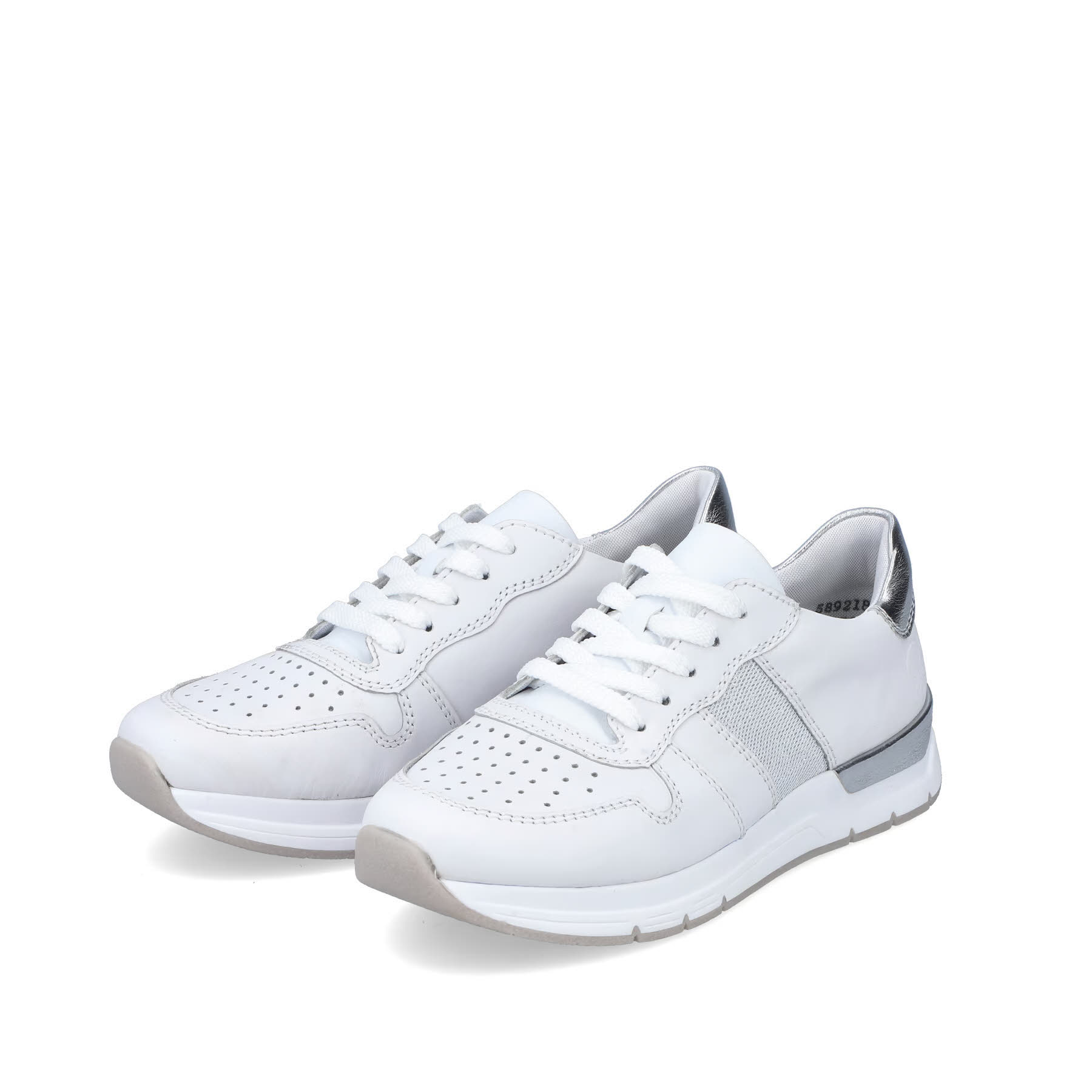 Rieker Damen Sneaker Trendschuhe Modeschuhe weiß