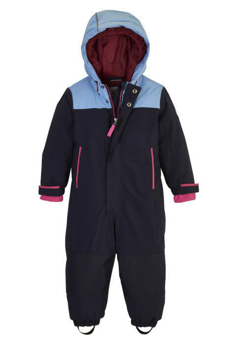 Killtec FIOW 11 Mädchen Schneeanzug Funktionsoverall mit Kapuze blau