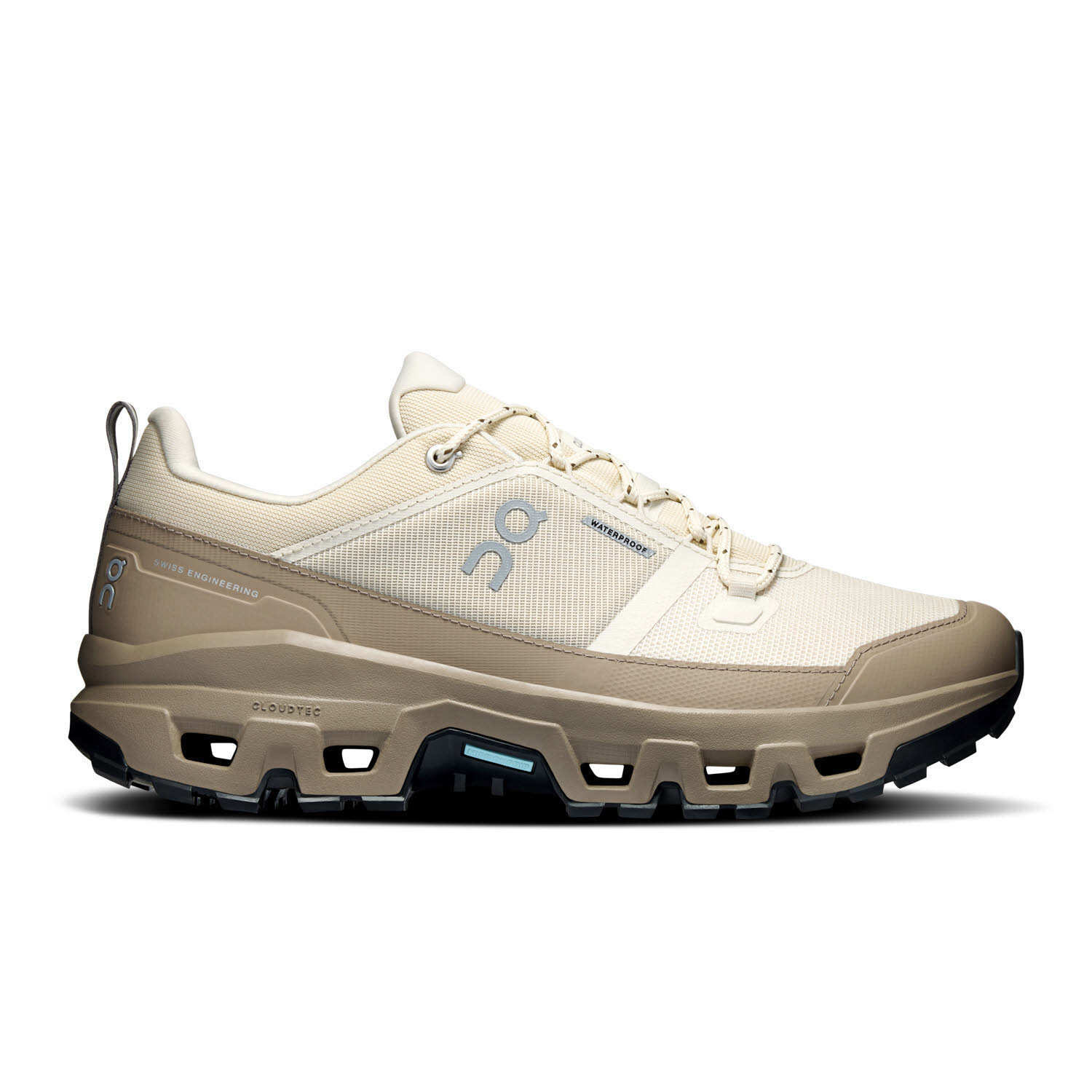 ON CLOUDROCK LOW WP Herren Trekkingschuhe Wanderschuhe grain/soba