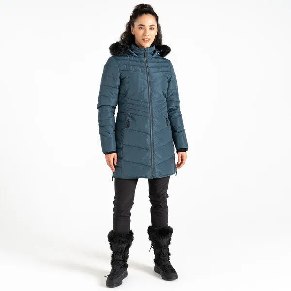 DARE2B Striking III Freizeitjacke Wintermantel Damen blaugrau