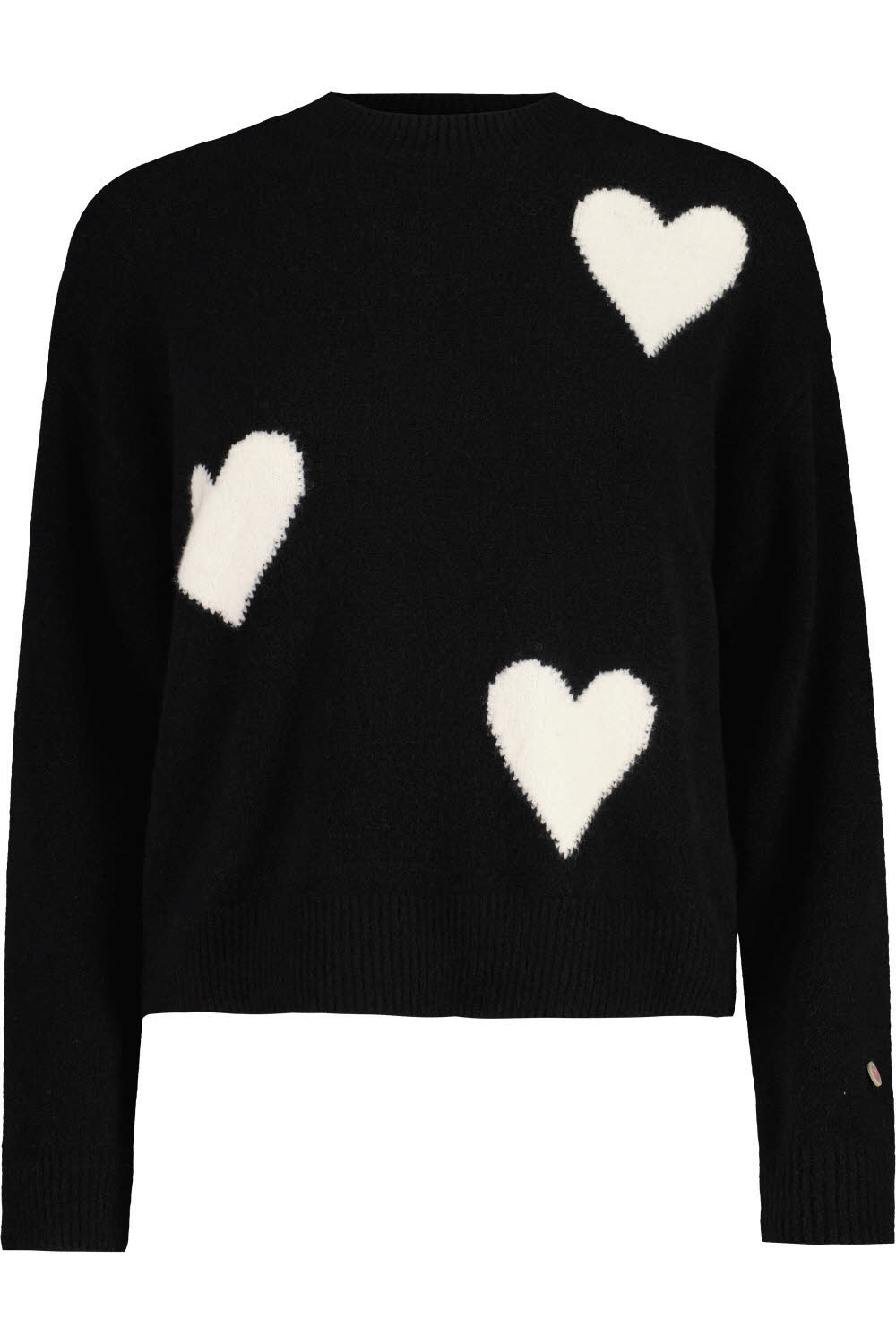 Maloja CaramuloM Damen Fleccepullover Strickpullover schwarz