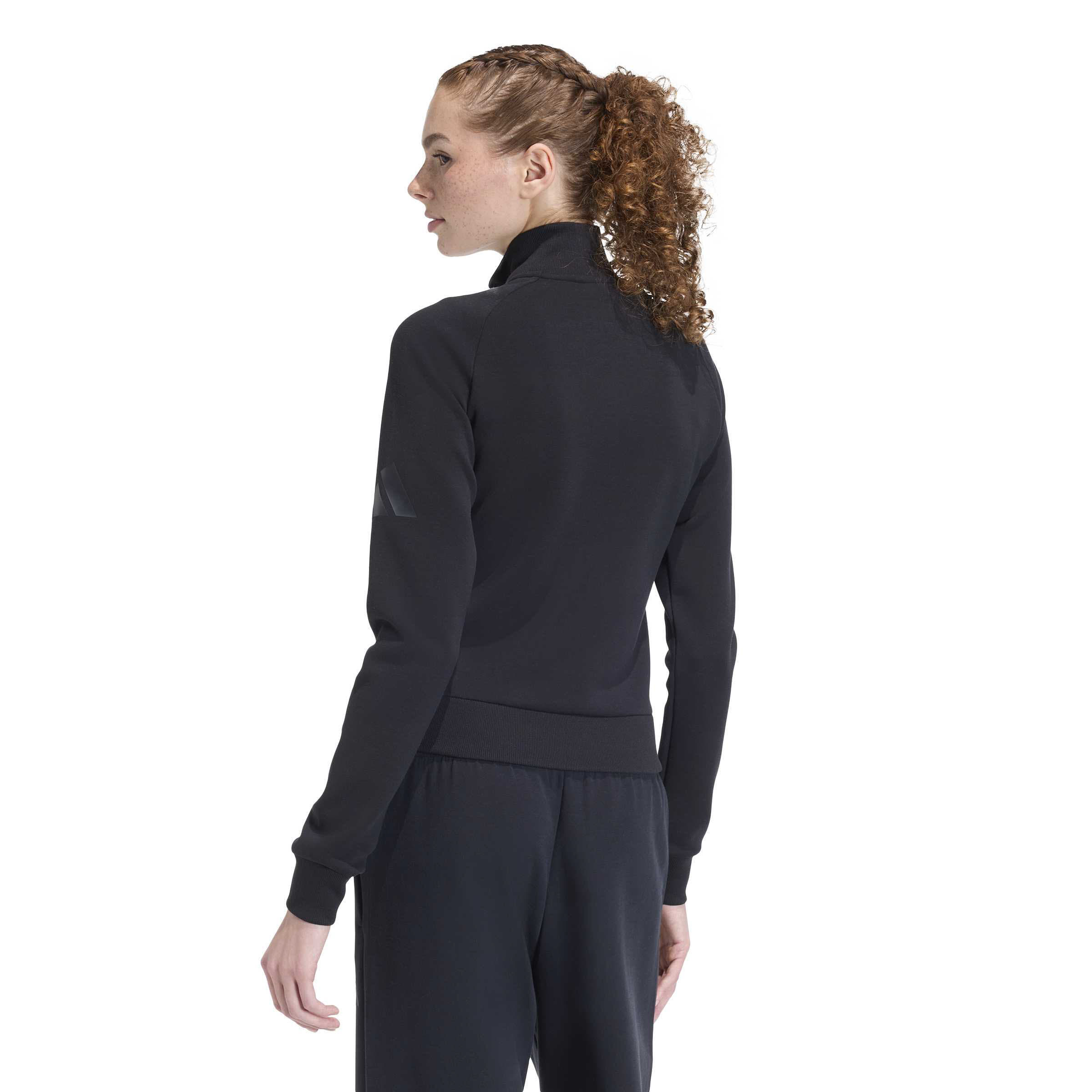 Adidas Soft Lux Trainingsjacke Damen schwarz