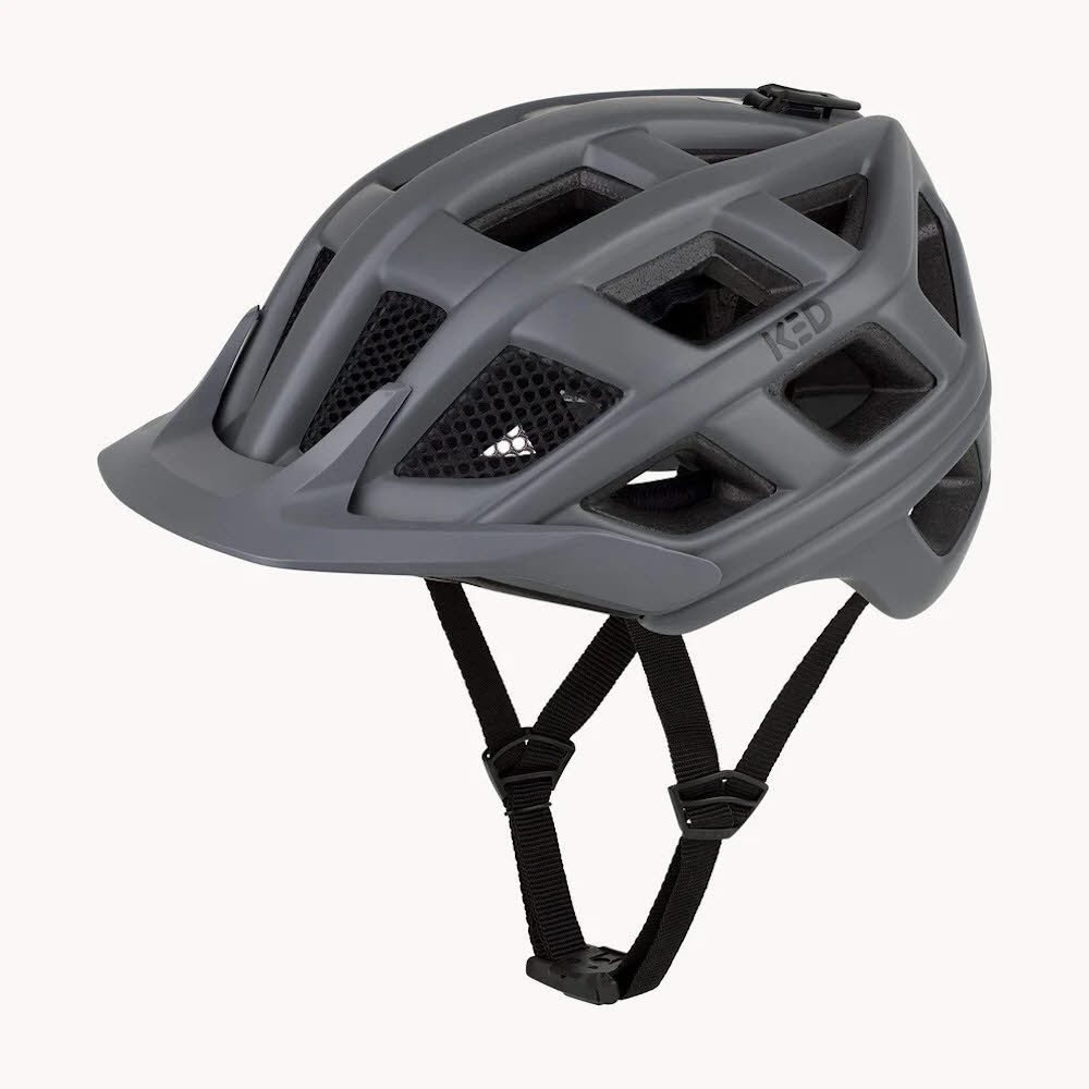 KED CROM Unisex Fahrradhelm dark grey matt