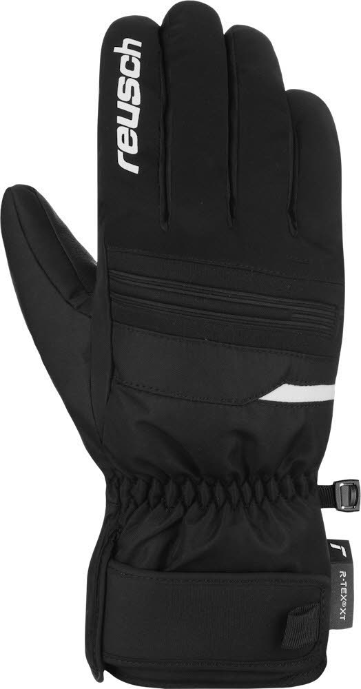 Reusch Brandon R-TEX® XT Unisex Skihandschuhe Snowboardhandschuhe schwarz/weiß