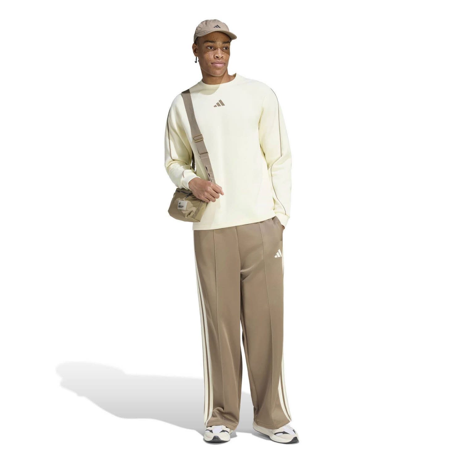 adidas Stadium Crew Sweatshirt Herren Sweatshirt Pullover beige