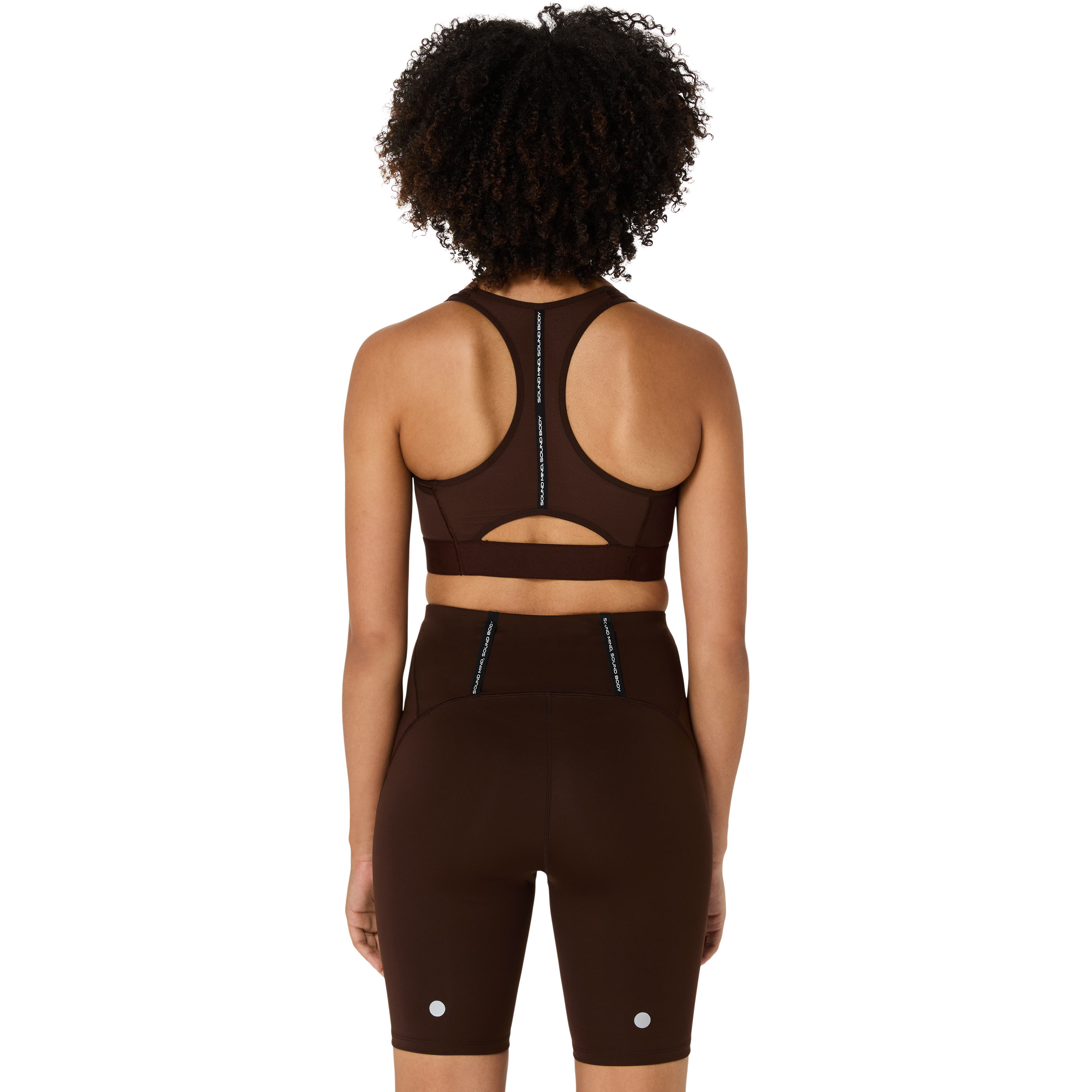 Asics ROAD COMPRESSION BRA Damen Sport-BH Sports-Bra coffee