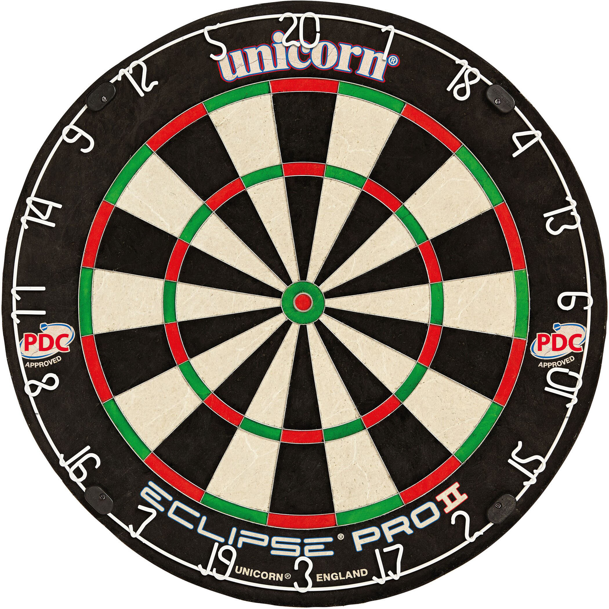 Embassy Sports Unicorn Eclipse Pro 2 Dartscheibe Kork schwarz
