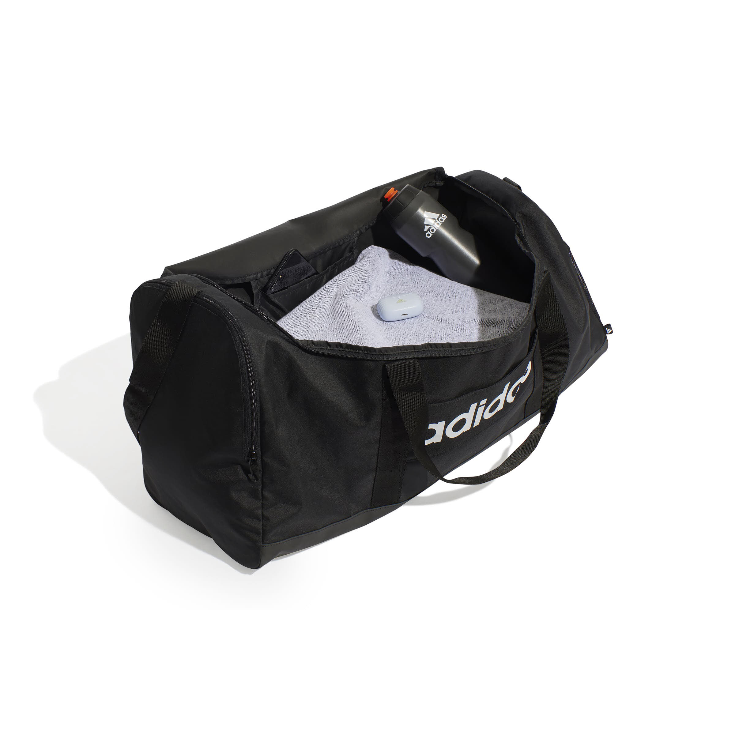 adidas Linear Duffelbag L Sporttasche Trainingstasche schwarz