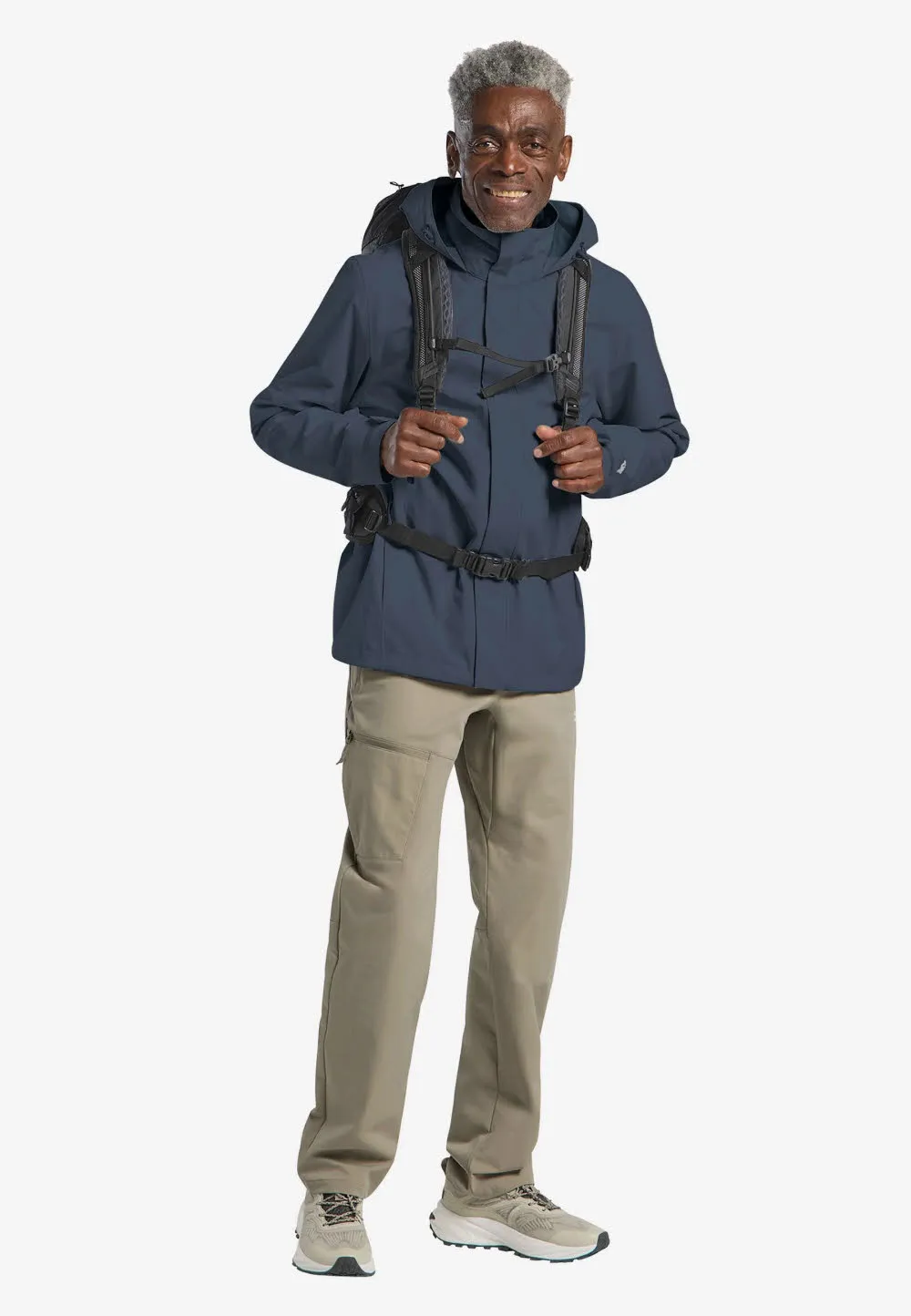 Jack Wolfskin Trailtime 2L Jkt Herren Regenjacke Allwetterjacke blau