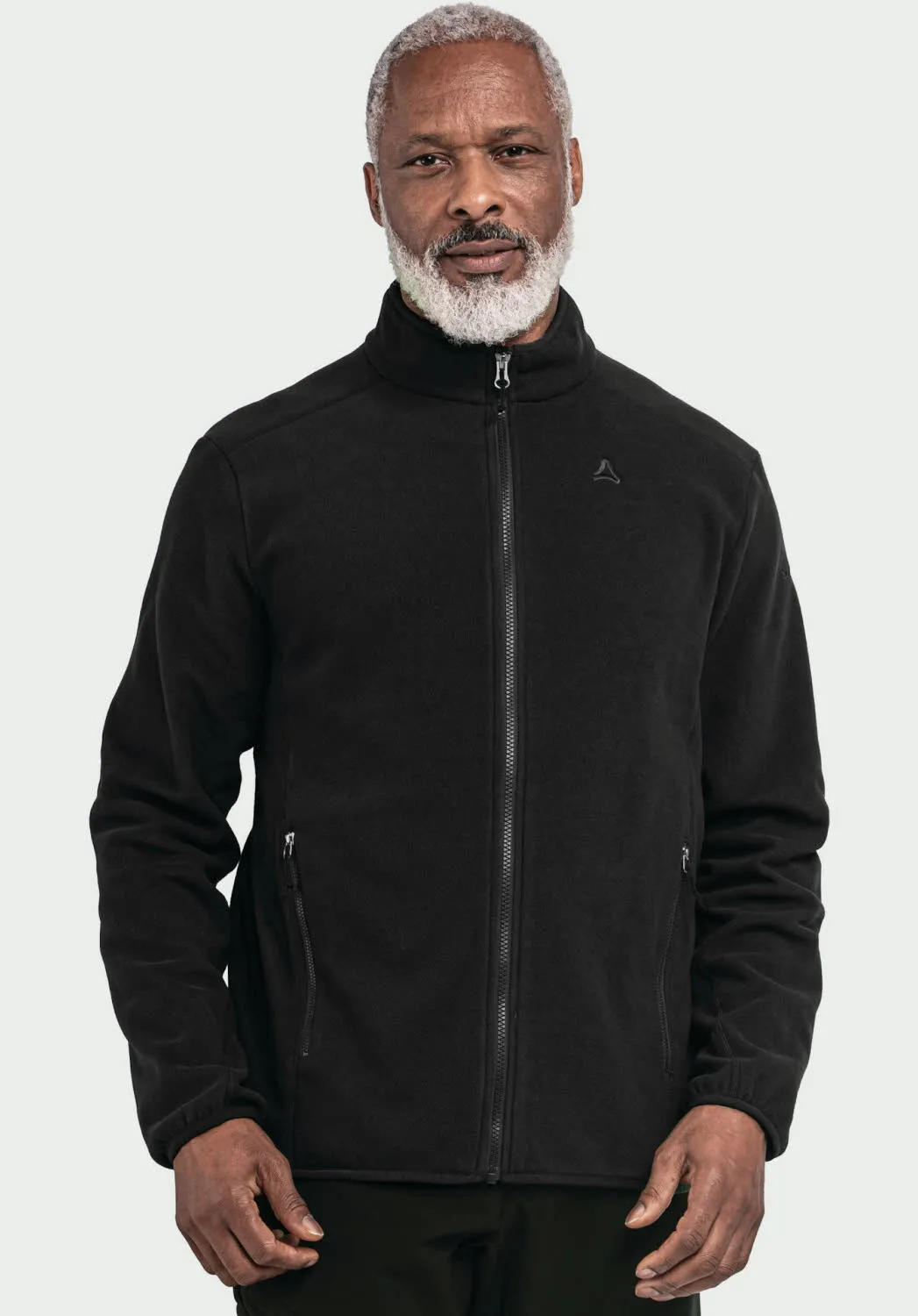 Schöffel Fleece Jk Style Ash MNS Herren Fleecejacke Wanderjacke schwarz