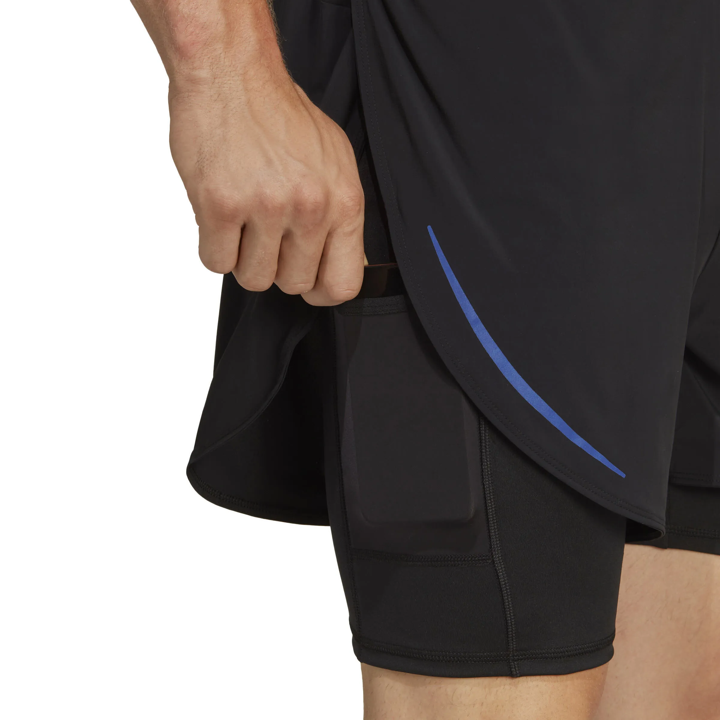 adidas HEAT.RDY HIIT 2-in-1 Trainingsshorts Herren schwarz