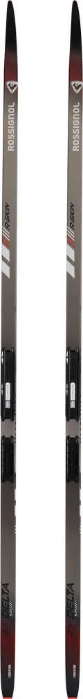 Rossignol DELTA SPORT R-SKIN Langlaufski Klassisch Fellski + Race Classic Bdg. grau/schwarz