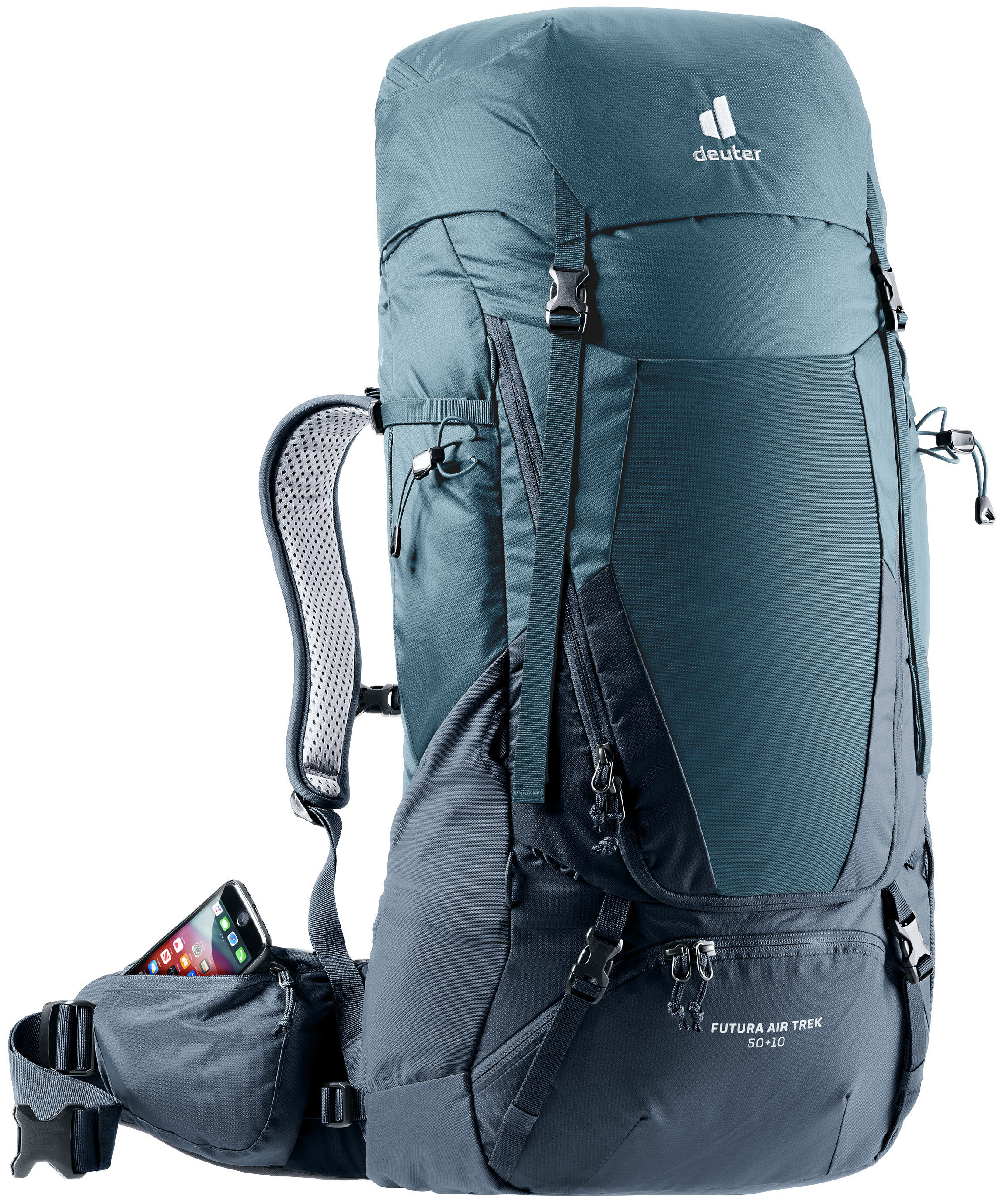 Deuter Futura Air Trek 50+10 Unisex Wanderrucksack Trekkingrucksack atlantic/ink NEU