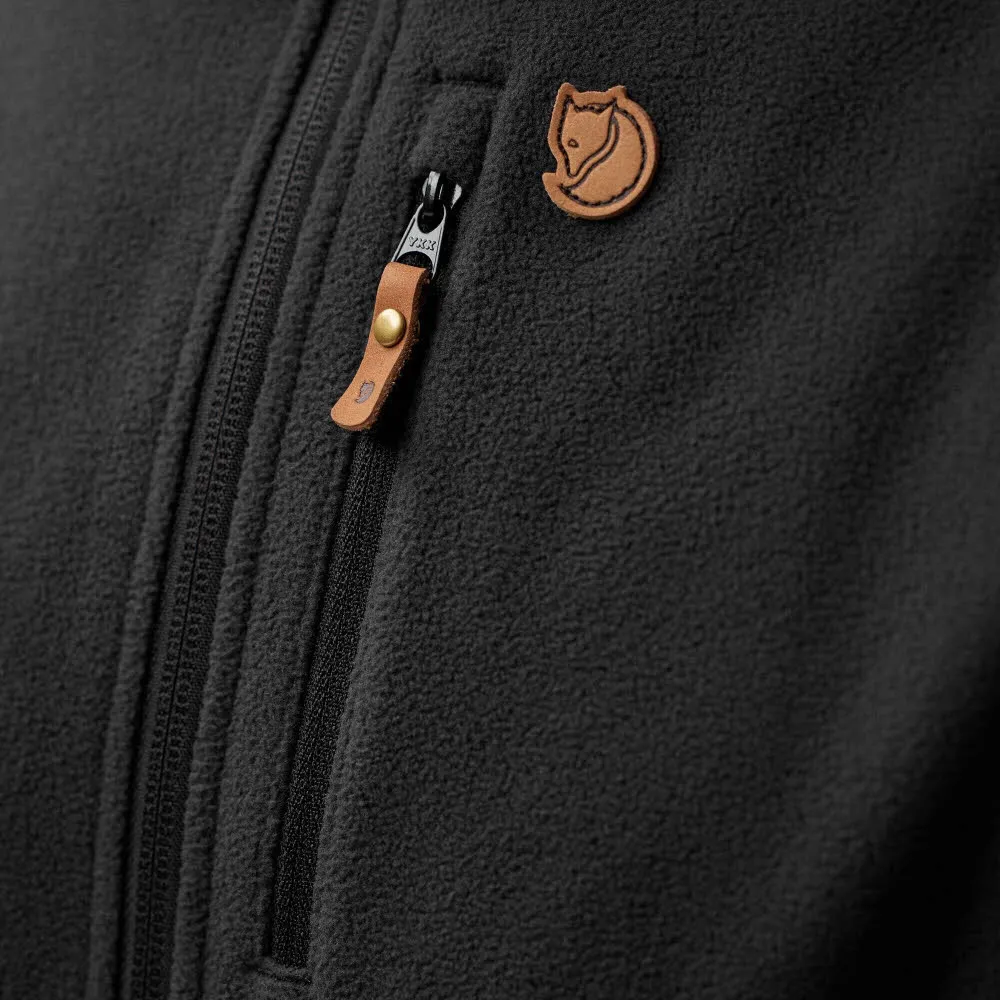 Fjällräven Övik Lite Fleeceweste Damen schwarz