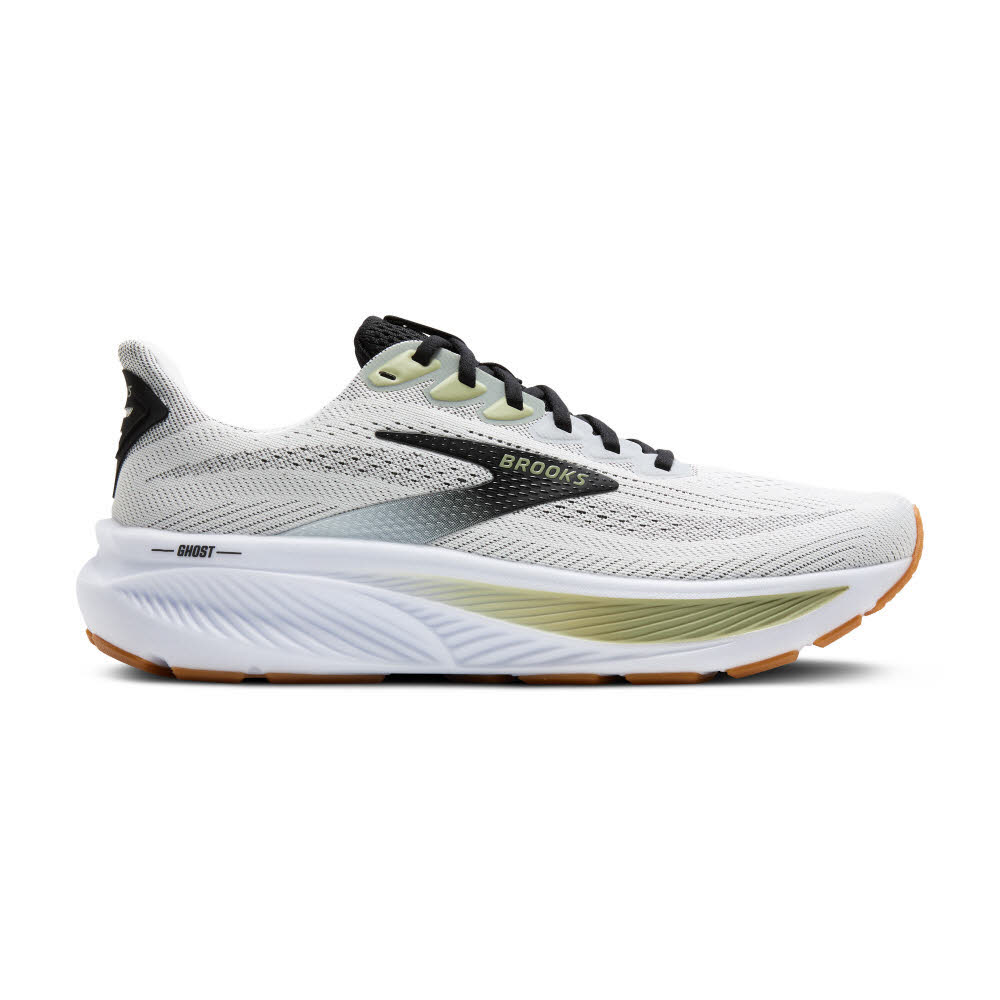 Brooks Ghost 17 Herren Laufschuhe Joggingschuhe white/black/tea