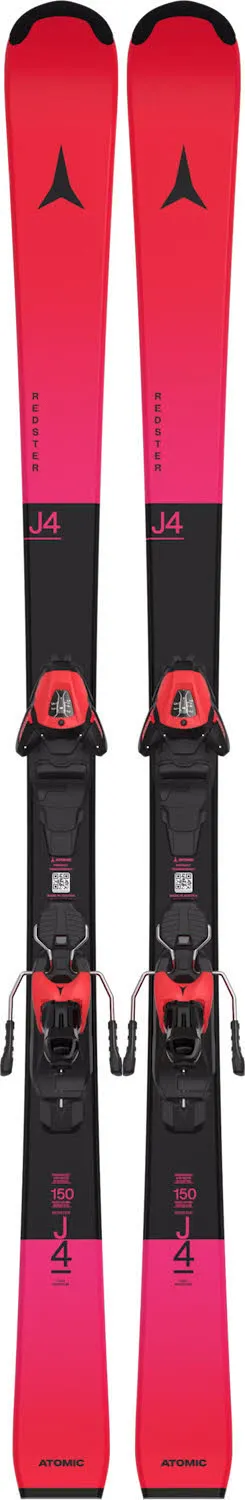 Atomic REDSTER J4 + L 6 GW (110-160cm) Kinderski Fortgeschrittene 26/27 rot/schwarz