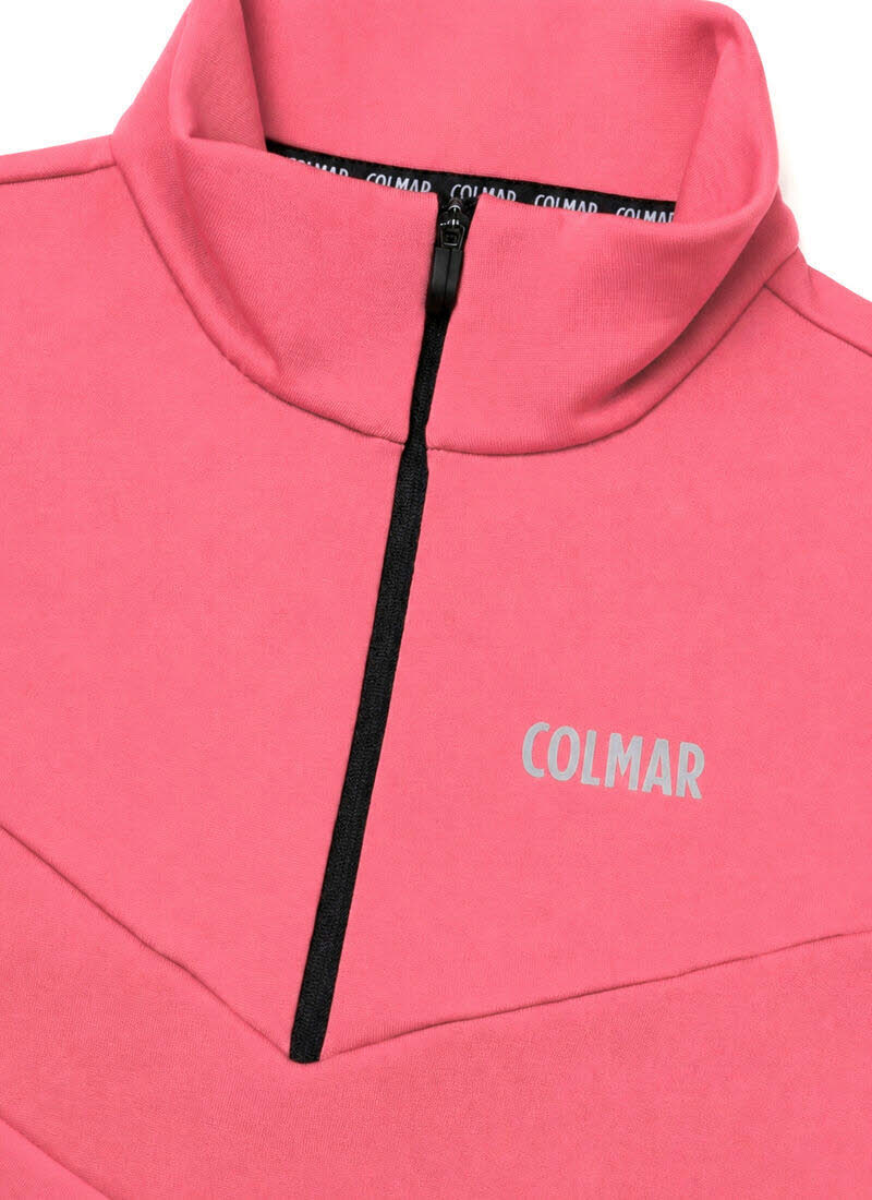 COLMAR DA SHIRT HALF ZIP Damen Skirolli disco pink
