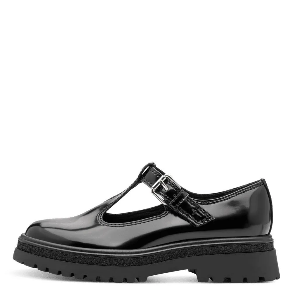 Tamaris Damen Slipper schwarz