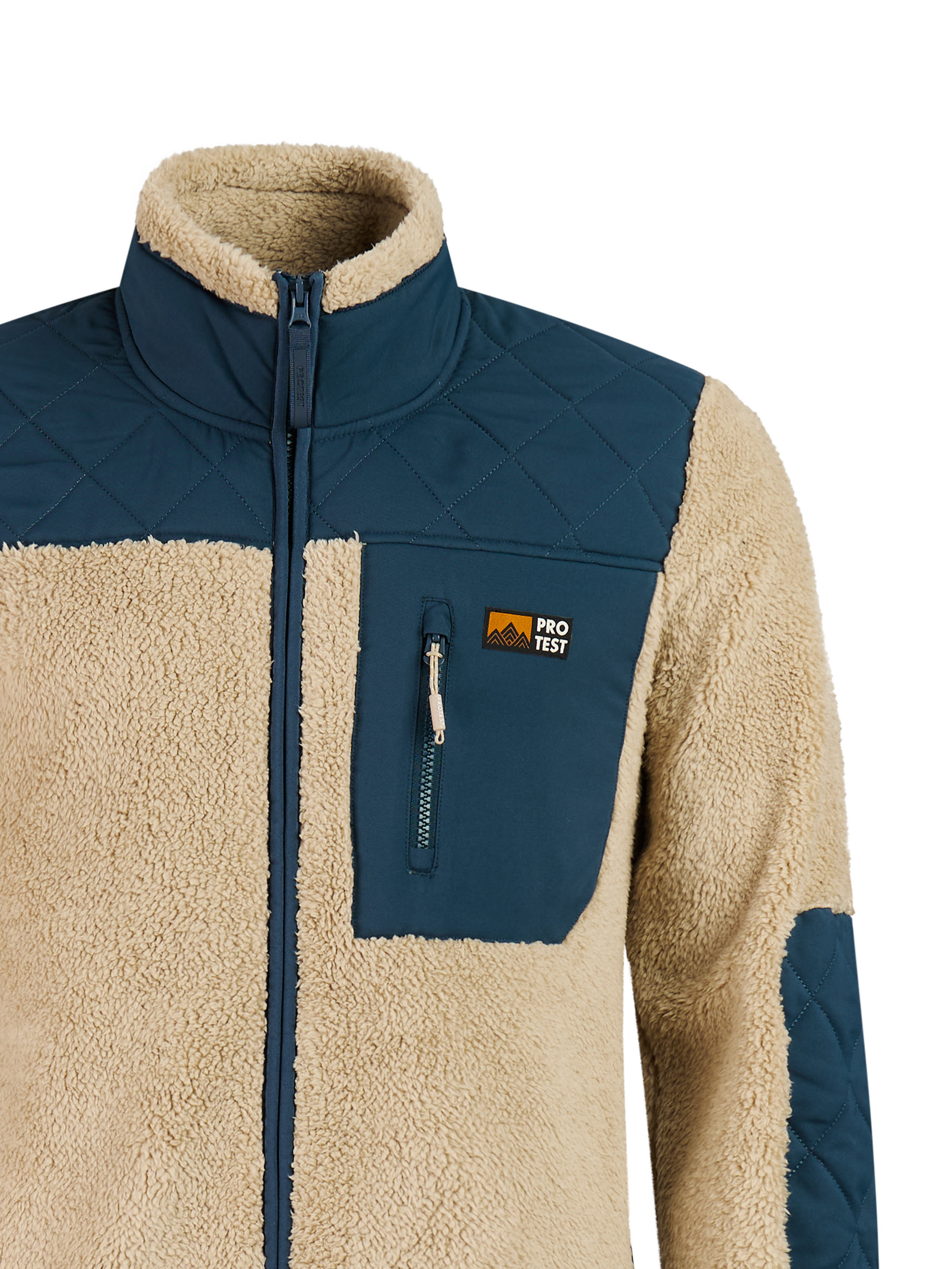 Protest PRTLongton outdoor full zip top Fleecejacke Herren beige