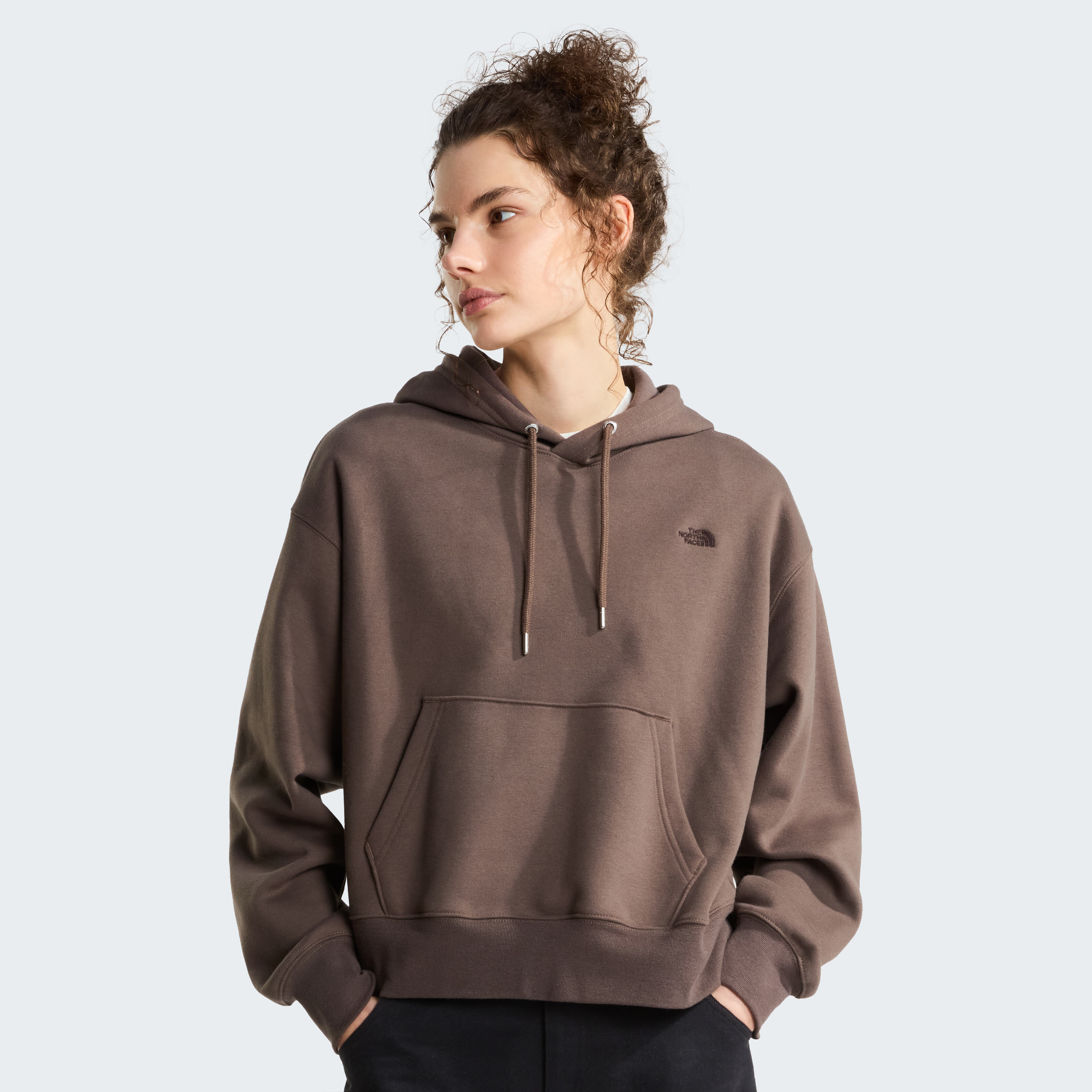 The North Face DA TNF ESSENTIAL SIMPLE DOME BOXY OS HOOD Damen Kapuzensweat braun