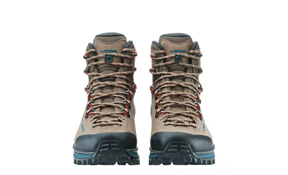 LOWA® RANDIR GTX MID Ws Damen Wanderschuhe Trekkingschuhe Mid stein/petrol