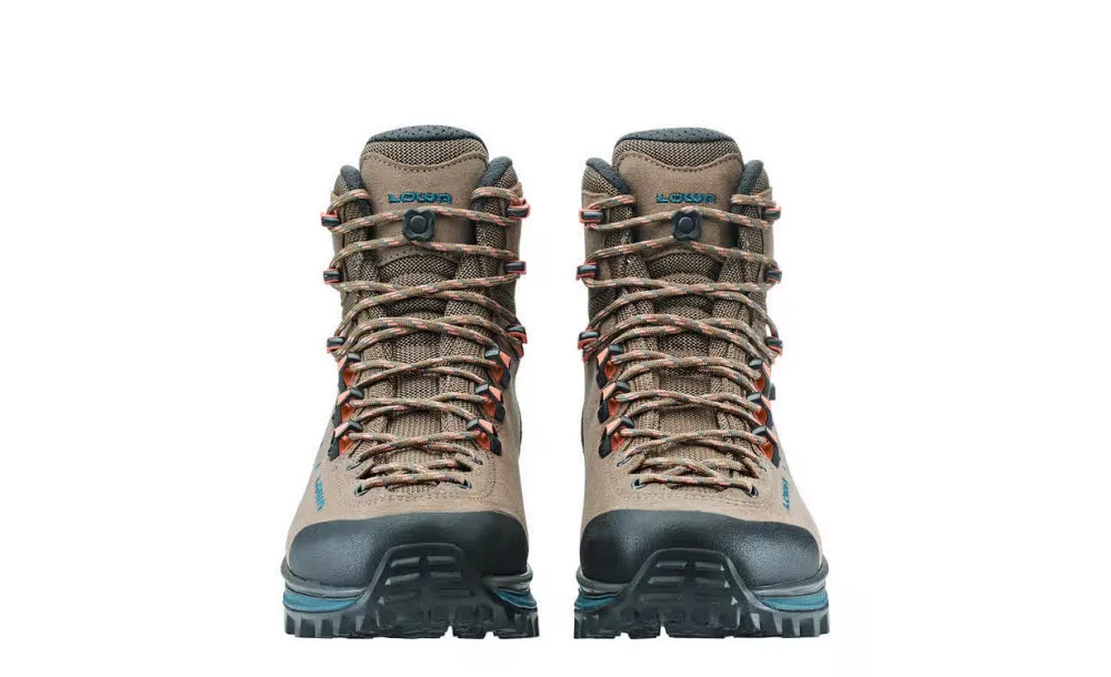 LOWA® RANDIR GTX MID Ws Damen Wanderschuhe Trekkingschuhe Mid stein/petrol