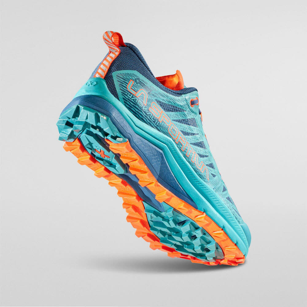 La Sportiva Jackal II Woman GTX Damen Trailrunning Laufschuhe storm blue/lagoon