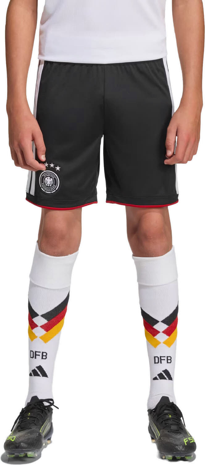 adidas Deutschland 26 Heimshorts Kinder Fußballshorts Fußballhose schwarz