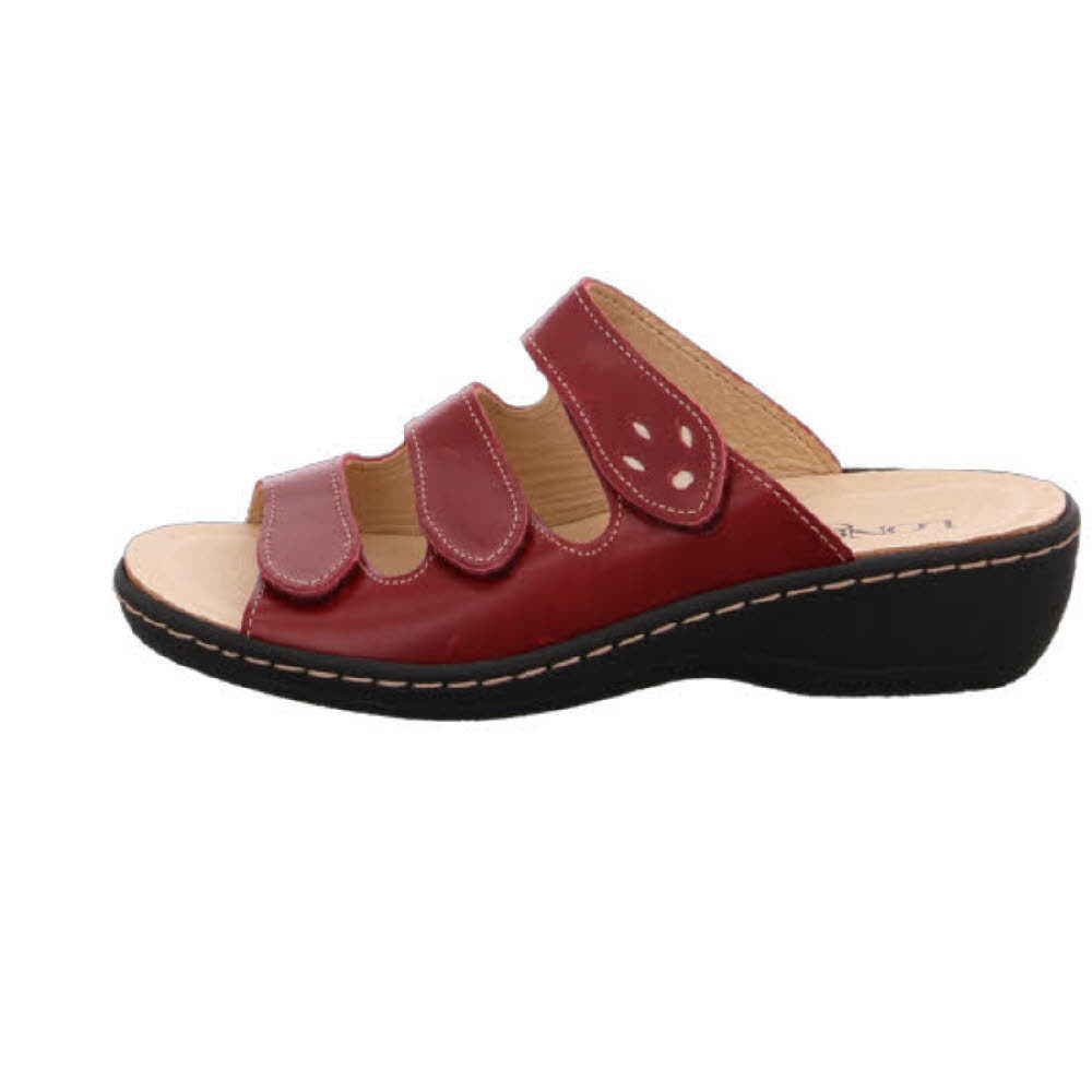 Longo Beq-Pantl-Wörishf-30 Damen Hausschuhe Pantoletten Sandalen rot NEU