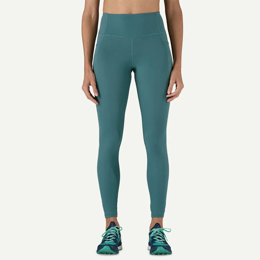 Patagonia Maipo 7/8 Stash Tights Sportleggings Damen blaugrün türkis