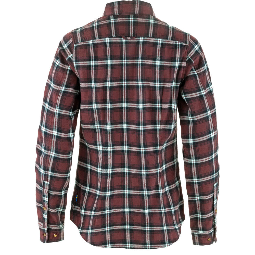 FJÄLLRÄVEN ÖVIK FLANNEL SHIRT Baumwollhemd Damen rot