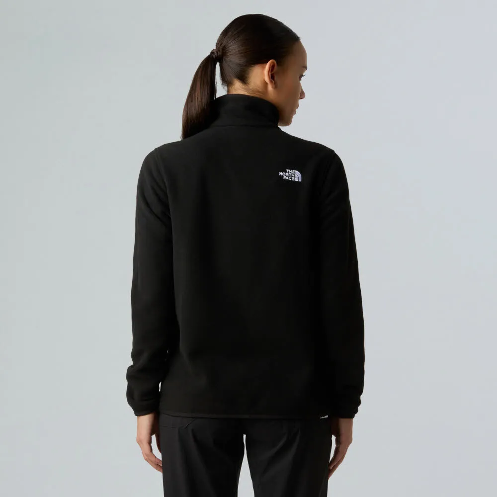 The North Face GLACIER FLEECE 1/4 ZIP Fleecejacke Longsleeve schwarz