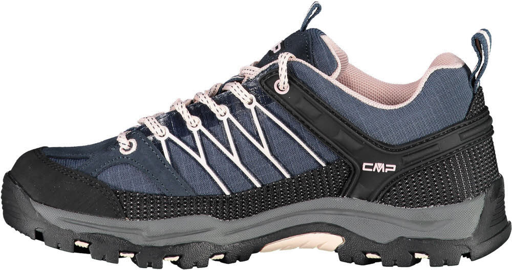 CMP KIDS RIGEL LOW TREKKING SHOES WP Kinder Wanderschuhe asphalt/rose