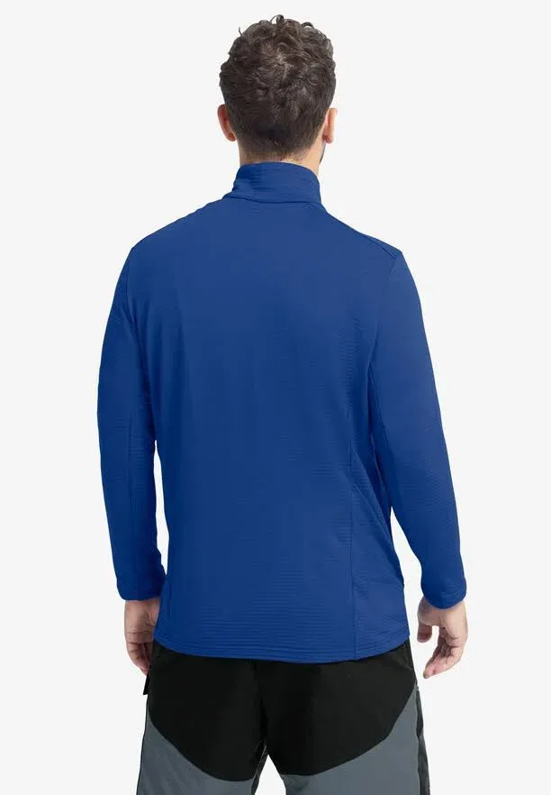 Jack Wolfskin Litestride Fz Herren atmungsaktive Fleecejacke blau