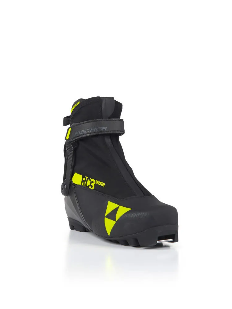 Fischer RC3 SKATE Unisex Langlaufschuhe Skating schwarz/gelb