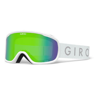 Giro Roam Skibrille breites Sichtfeld Anti-Fog-Beschichtung Brillenträgerfreundlich Unisex Weiß